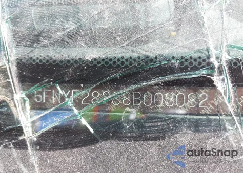 2008 Honda Pilot Vp из США, поврежденный, VIN 5FNYF28288B003082